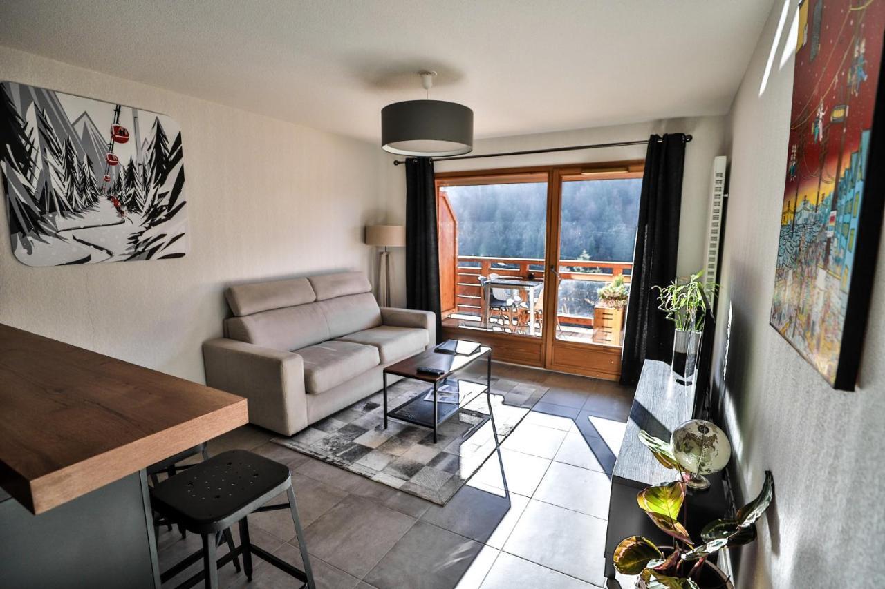 Appt Primeveres - Centre Village, Vue Montagne - Aravistour Saint-Jean-de-Sixt Dış mekan fotoğraf