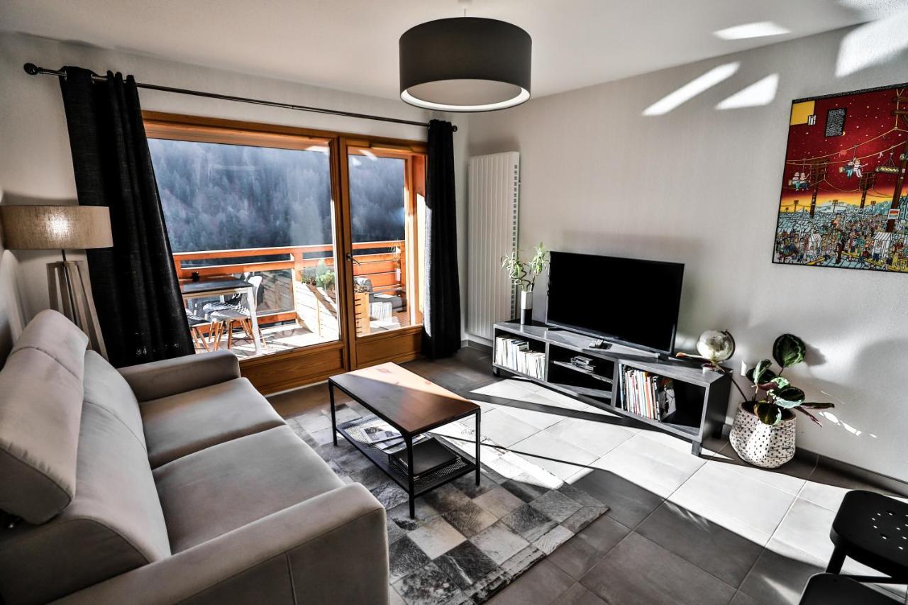 Appt Primeveres - Centre Village, Vue Montagne - Aravistour Saint-Jean-de-Sixt Dış mekan fotoğraf